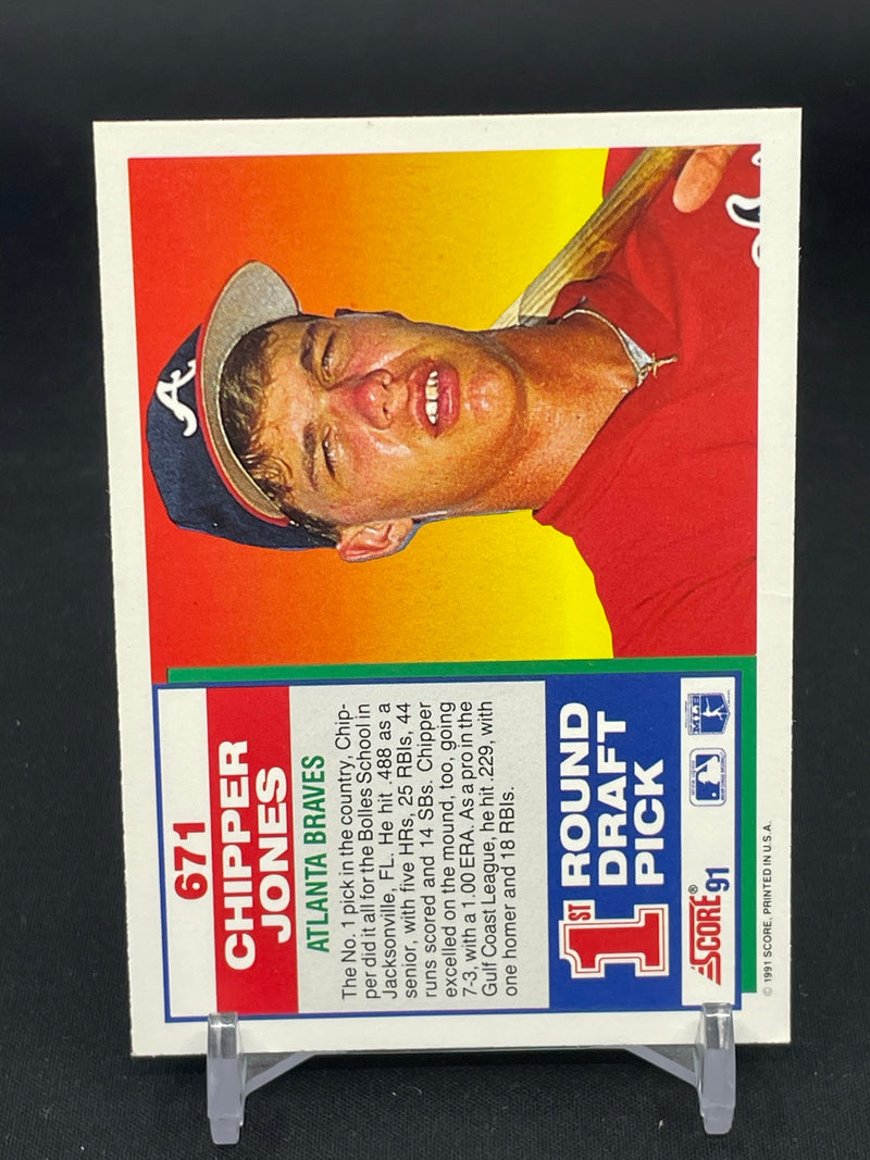 1991 SCORE - 1ST ROUND DRAFT PICK - C. JONES -