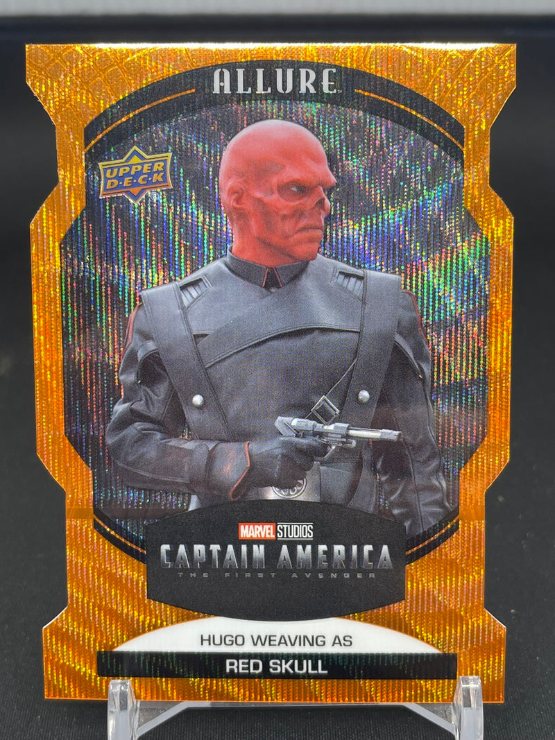 2022 UPPER DECK MARVEL ALLURE - ORANGE SLICE - H. WEAVING AS RED SKULL -