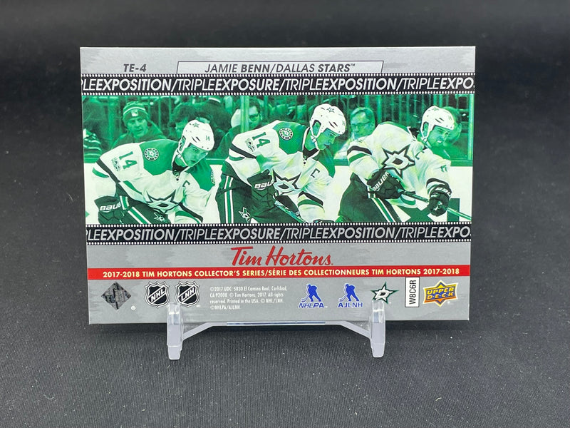 2017 UPPER DECK TIM HORTONS - TRIPLE EXPOSURE - J. BENN -