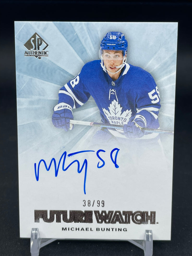2021 UPPER DECK SP AUTHENTIC - RETRO FUTURE WATCH AUTO - M. BUNTING - #RFWA-BU - #'D/99 - AUTOGRAPH - RC