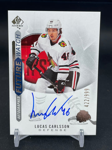 2020 UPPER DECK SP AUTHENTIC - FUTURE WATCH AUTO - L. CARLSSON - #221 - #'D/999 - AUTOGRAPH - RC