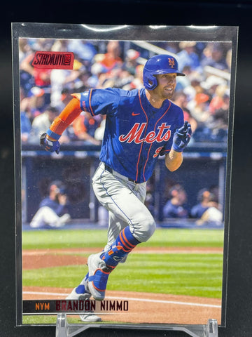 2021 TOPPS STADIUM CLUB - RED FOIL - B. NIMMO - #246