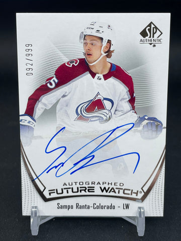 2021 UPPER DECK SP AUTHENTIC - FUTURE WATCH AUTO - S. RANTA - #142 - #'D/999 - AUTOGRAPH - RC