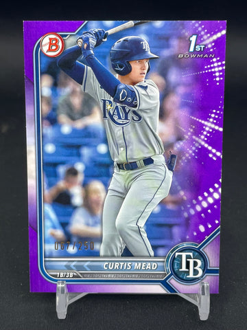 2022 TOPPS BOWMAN - 1ST BOWMAN - PURPLE - C. MEAD - #BP-10 - #'D/250
