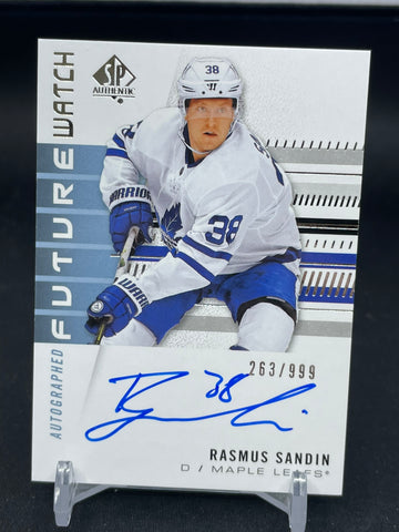 2019 UPPER DECK SP AUTHENTIC - FUTURE WATCH AUTO - R. SANDIN - #200 - #'D/999 - AUTOGRAPH - RC