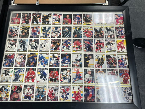 1993 O-PEE-CHEE PREMIER UNCUT SHEET FRAMED (SHIPPING UNAVAILABLE)
