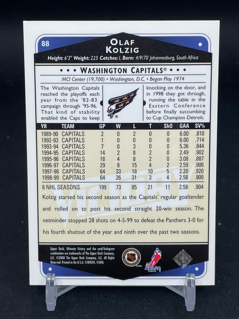 1999 UPPER DECK ULTIMATE VICTORY - PARALLEL - O. KOLZIG - #88 - #'D/100