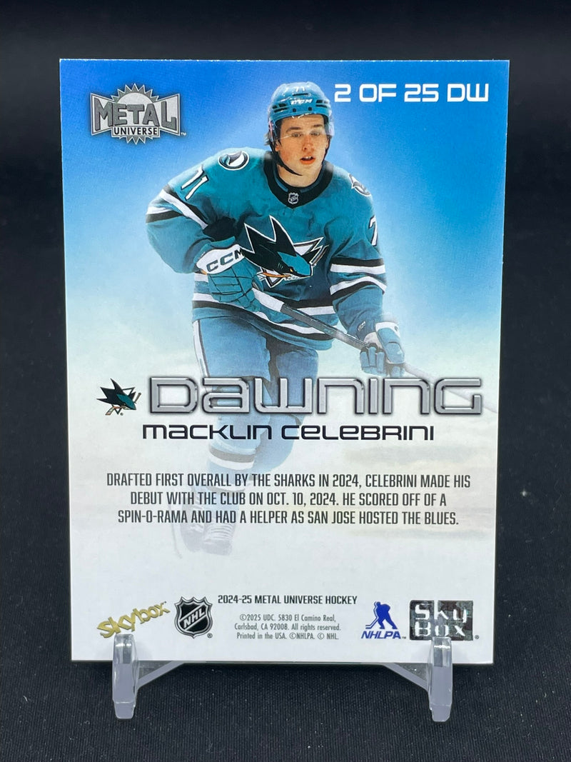 2024 UPPER DECK SKYBOX METAL UNIVERSE - DAWNING - M. CELEBRINI -