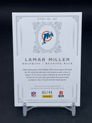 2012 PANINI NATIONAL TREASURES - ROOKIE - L. MILLER - #312 - #'D/49 - RELIC - AUTOGRAPH - RC