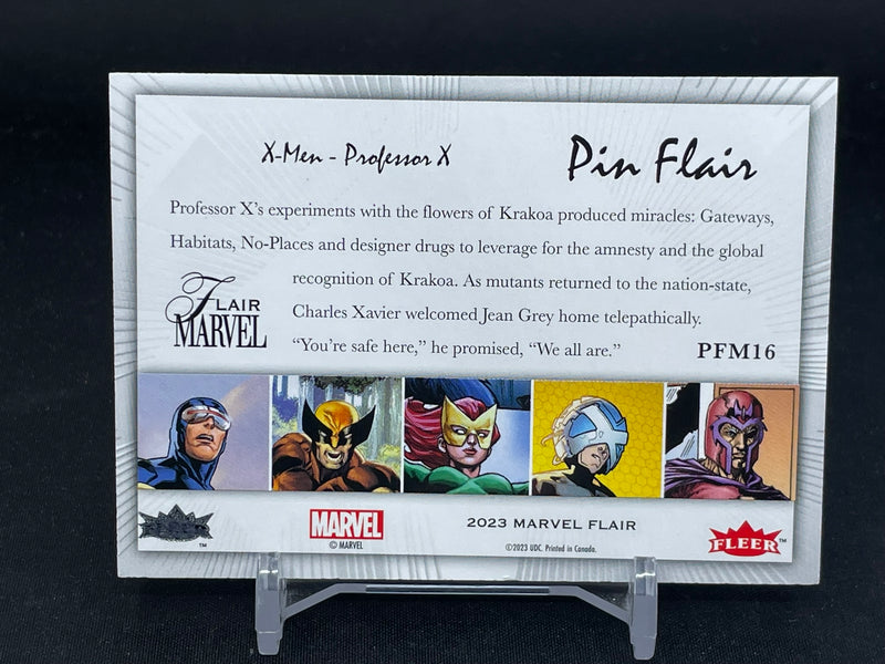 2023 UPPER DECK MARVEL FLAIR - PIN FLAIR - PROFESSOR X -