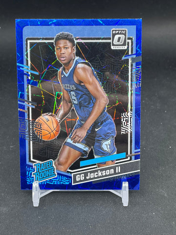 2023 PANINI DONRUSS OPTIC - BLUE VELOCITY - RATED ROOKIE - G. JACKSON II - #228 - RC