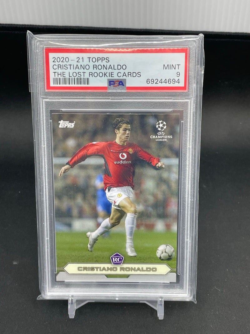 2020 TOPPS - THE LOST ROOKIE CARDS - C. RONALDO - PSA 9***