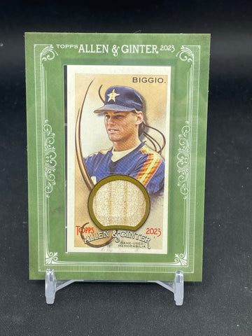 2023 TOPPS ALLEN & GINTER - MINI FRAMED RELICS - C. BIGGIO - #MFR-CB - RELIC