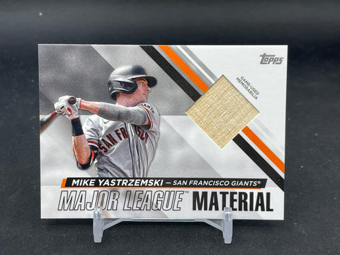 2024 TOPPS SERIES ONE - MAJOR LEAGUE MATERIAL - M. YASTRZEMSKI - #MLM-MY - RELIC