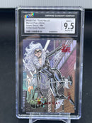2024 UPPER DECK MARVEL FLAIR - ARTIST AUTO PARALLEL - BLACK CAT - #84 - #'D/33 - TODD NAUCK AUTOGRAPH - CGC 9.5