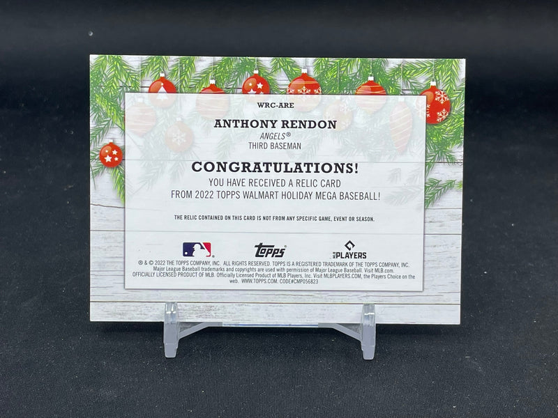 2022 TOPPS HOLIDAY - WINTER RELIC - A. RENDON -