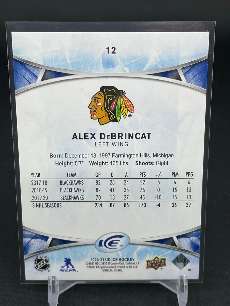 2020 UPPER DECK ICE - ROYAL BLUE - A. DEBRINCAT - #12 - #'D/99