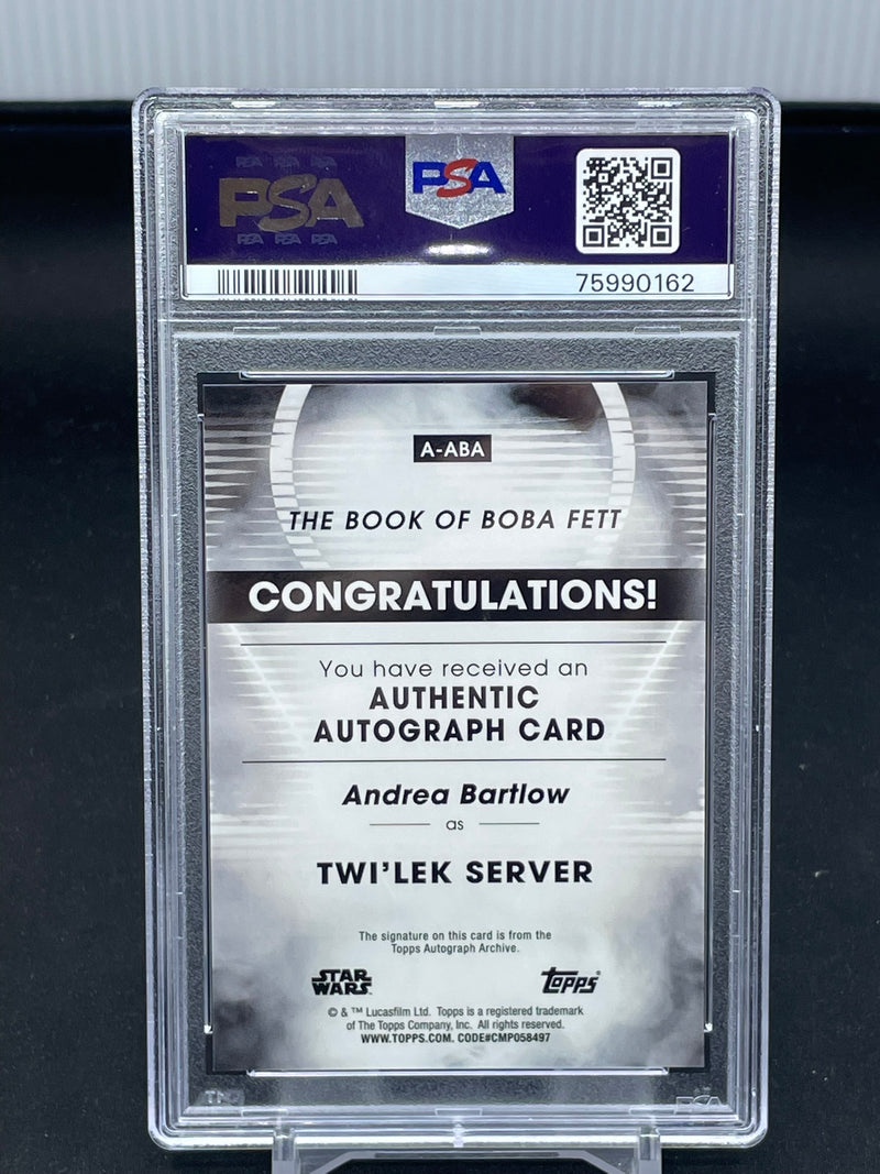2023 TOPPS STAR WARS SIGNATURE SERIES - ANDREA BARTLOW / TWI'LEK SERVER -