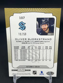2022 UPPER DECK O-PEE-CHEE PLATINUM - SEISMIC GOLD - O. BJORKSTRAND - #107 - #'D/50