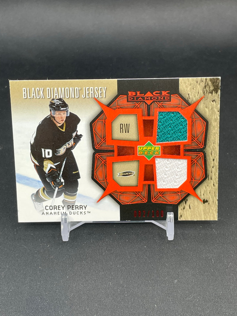 2007 UPPER DECK BLACK DIAMOND - BLACK DIAMOND JERSEY - C. PERRY - #BDJ-PC - #'D/100 - DUAL RELIC