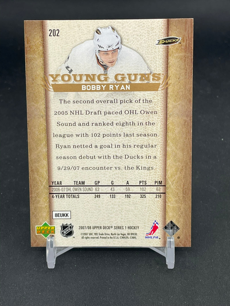 2007 UPPER DECK SERIES ONE - YOUNG GUNS - B. RYAN -