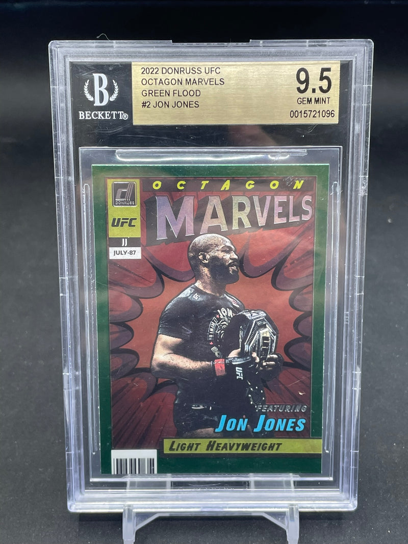2022 PANINI DONRUSS OPTIC - GREEN FLOOD - OCTAGON MARVELS - J. JONES -