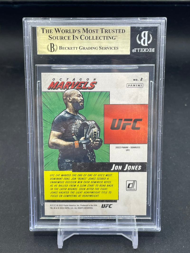 2022 PANINI DONRUSS OPTIC - GREEN FLOOD - OCTAGON MARVELS - J. JONES -