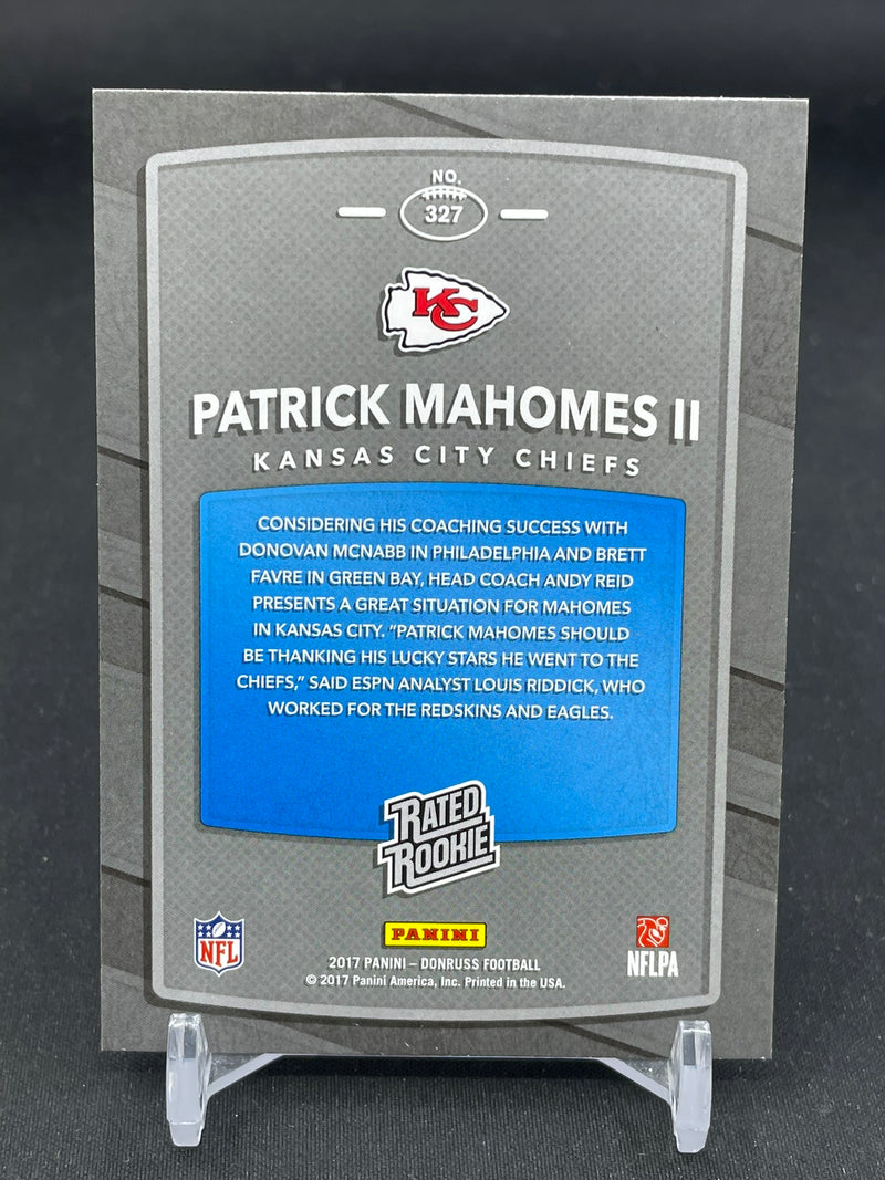 2017 PANINI DONRUSS - RATED ROOKIE - P. MAHOMES II -