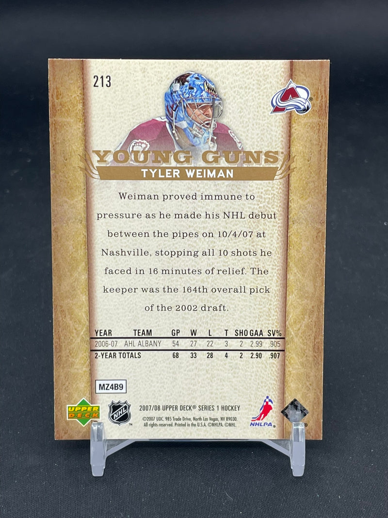 2007 UPPER DECK SERIES ONE - YOUNG GUNS - T. WEIMAN -