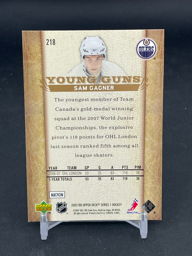 2007 UPPER DECK SERIES ONE - YOUNG GUNS - S. GAGNER -