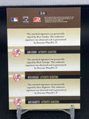 2005 DONRUSS SIGNATURE SERIES - INKCREDIBLE - R. GUIDRY / R. GOSSAGE / D. RIGHETI -