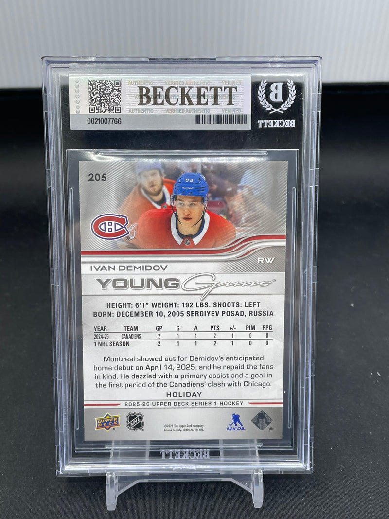 2025 UPPER DECK HOLIDAY - YOUNG GUNS - I. DEMIDOV -