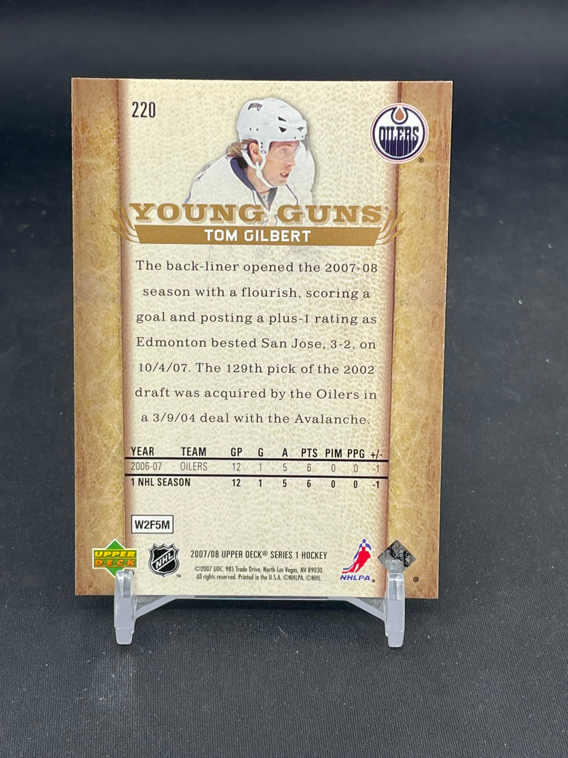 2007 UPPER DECK SERIES ONE - YOUNG GUNS - T. GILBERT -