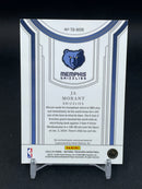 2023 PANINI NATIONAL TREASURES - TREASURED THREADS - J. MORANT - #TD-MOR - #'D/99 - RELIC
