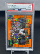 2022 PANINI SELECT - NEON ORANGE PULSAR PRIZM - J. BURROW - #446 - #'D/7 - PSA 9