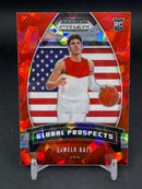 2020 PANINI PRIZM DRAFT PICKS - RED ICE PRIZM - GLOBAL PROSPECTS - L. BALL -