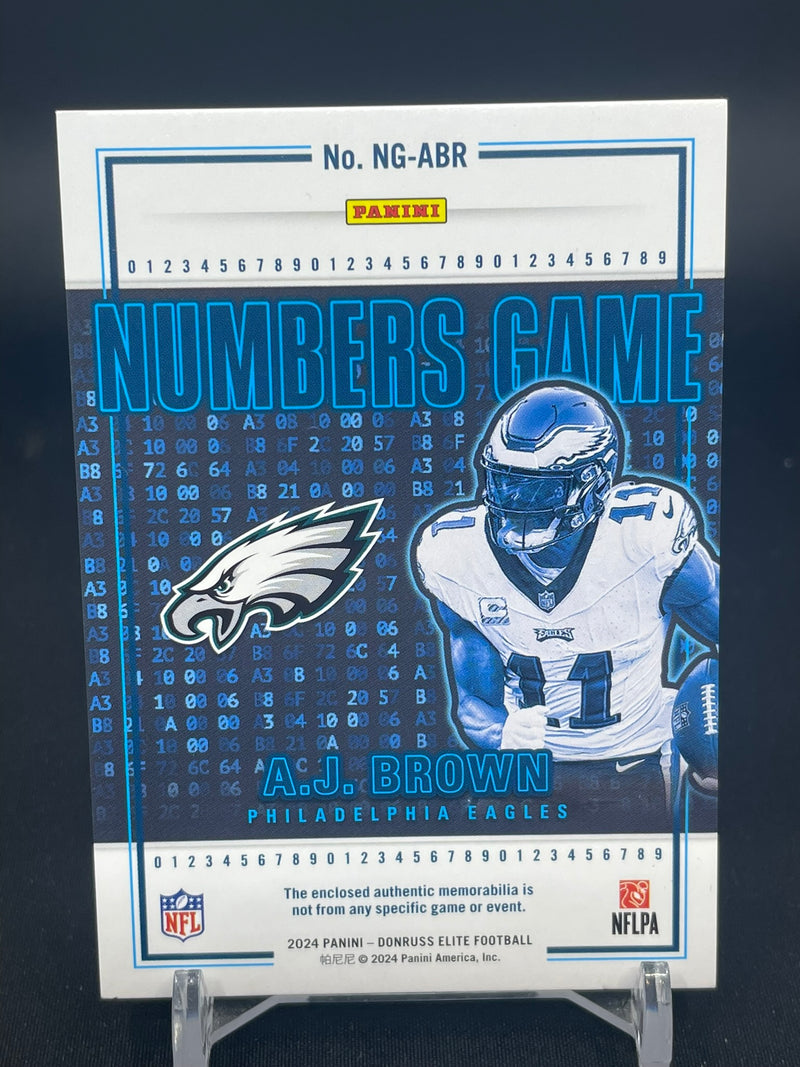 2024 PANINI DONRUSS ELITE - NUMBERS GAME - A. BROWN - #NG-ABR - #'D/49 - RELIC