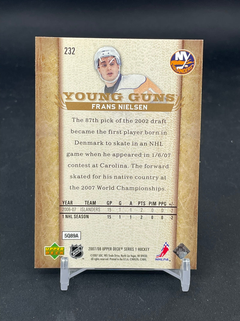 2007 UPPER DECK SERIES ONE - YOUNG GUNS - F. NIELSEN -