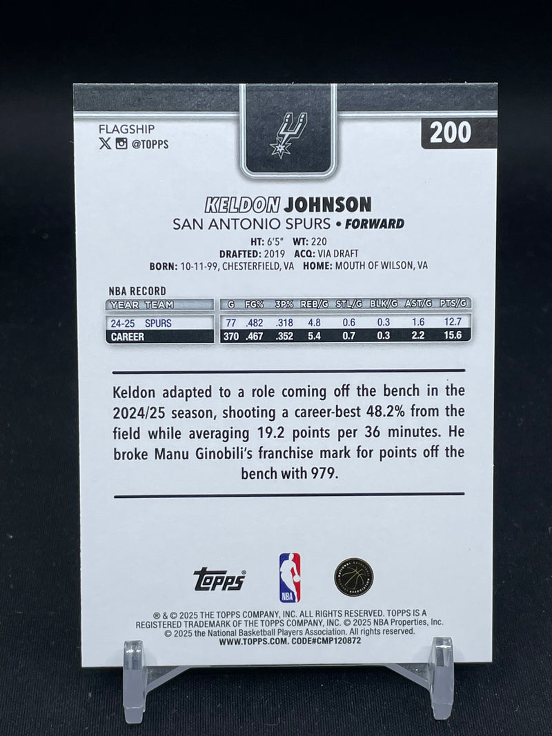 2025 TOPPS - BLUE FOIL - K. JOHNSON - #200 - #'D/150