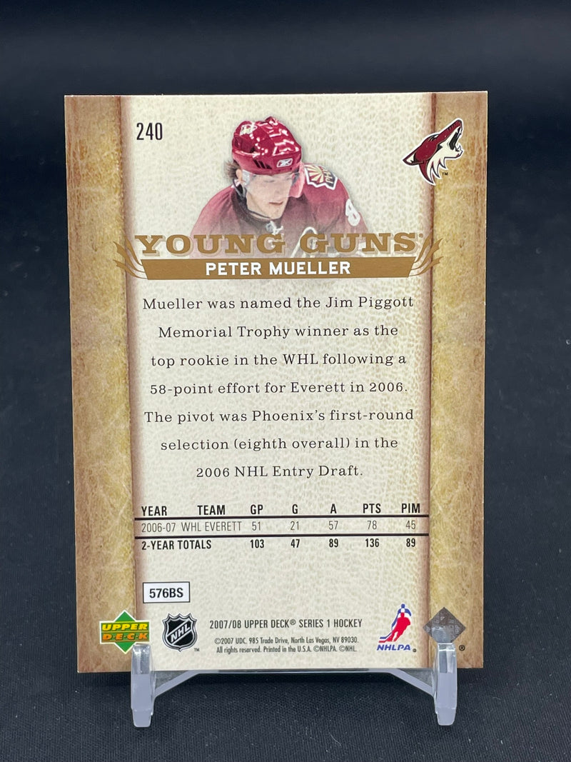 2007 UPPER DECK SERIES ONE - YOUNG GUNS - P. MUELLER -