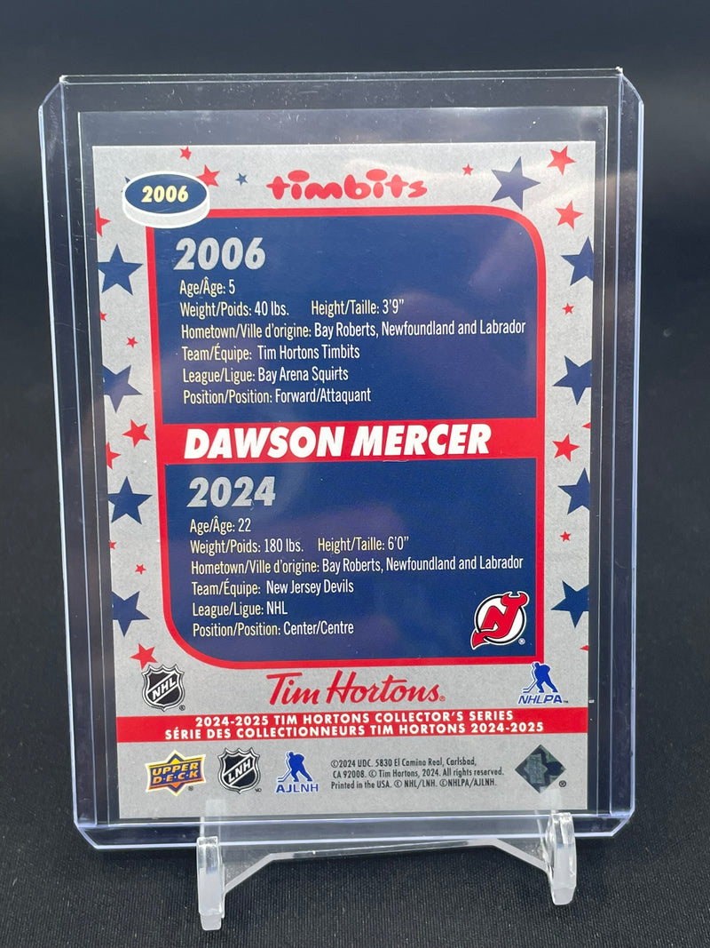 2024 UPPER DECK TIM HORTONS - TIMBITS - D. MERCER -