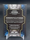 2017 TOPPS UFC KNOCKOUT - H. CEJUDO - #KAR-HC - #'D/149 - RELIC - AUTOGRAPH