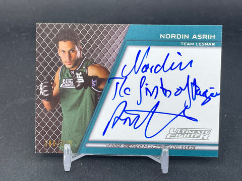 2011 TOPPS THE ULTIMATE FIGHTER - TITLE SHOT - N. ASRIH - #TUF-NA - #'D/200 - AUTOGRAPH