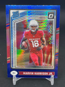 2024 PANINI DONRUSS OPTIC - BLUE HYPER - RATED ROOKIE - M. HARRISON JR. -