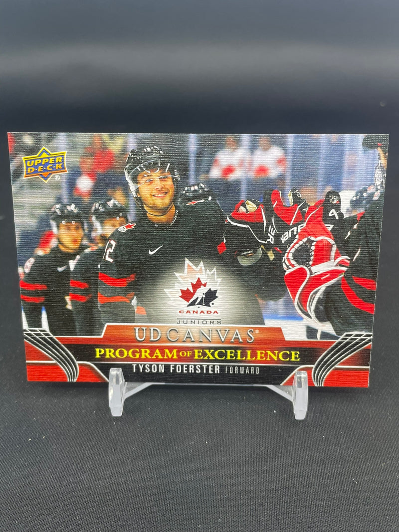 2023 UPPER DECK SERIES TWO - UD CANVAS - PROGRAM OF EXCELLENCE - T. FOERSTER -