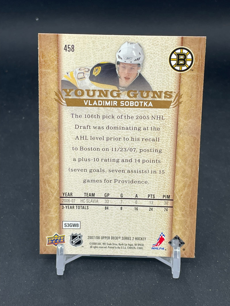 2007 UPPER DECK SERIES TWO - YOUNG GUNS - V. SOBOTKA -