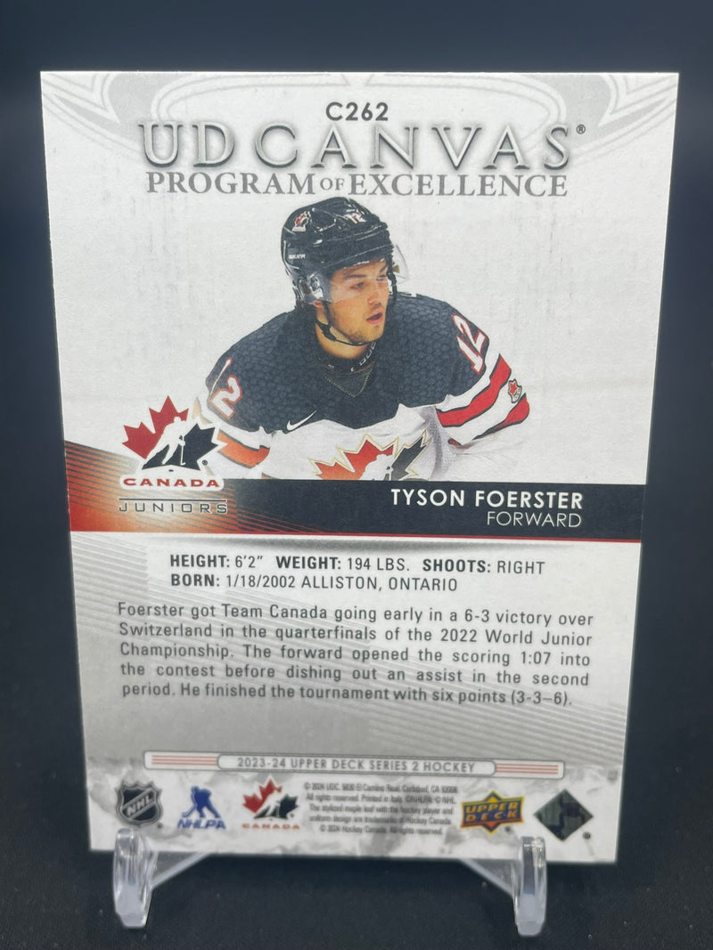 2023 UPPER DECK SERIES TWO - UD CANVAS - PROGRAM OF EXCELLENCE - T. FOERSTER -