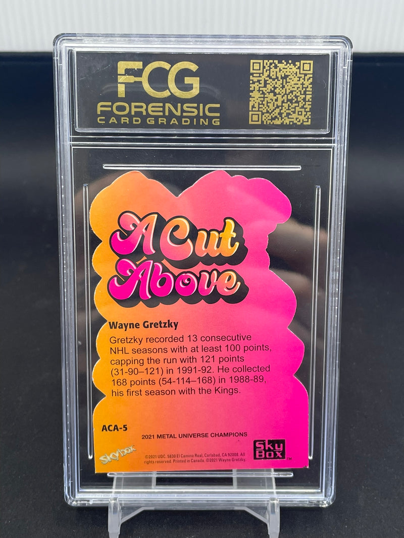 2021 UPPER DECK METAL UNIVERSE CHAMPIONS - A CUT ABOVE - W. GRETZKY -