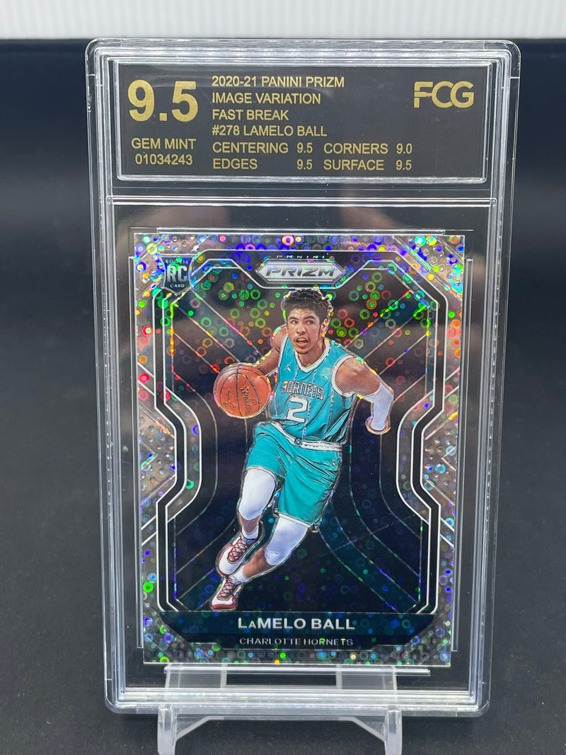 2020 PANINI PRIZM - FAST BREAK IMAGE VARIATION - L. BALL -