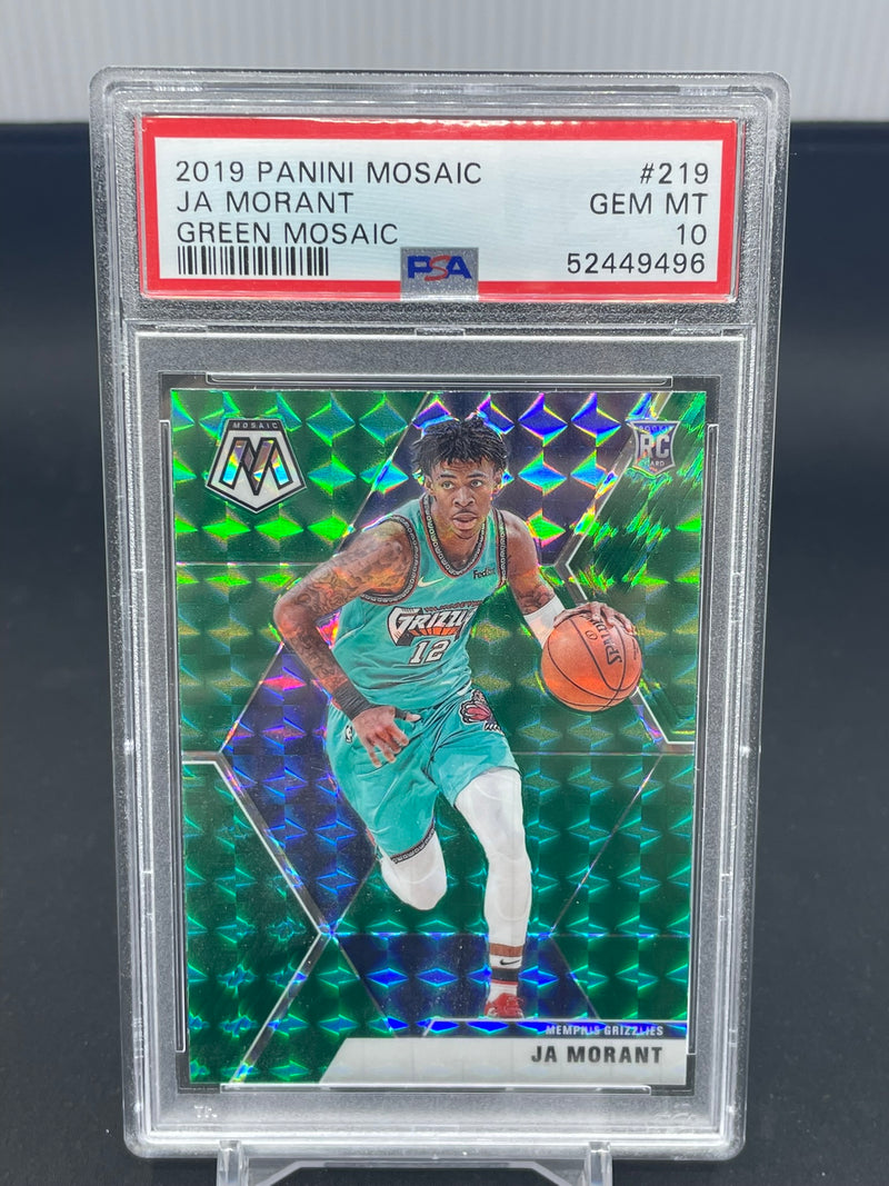 2019 PANINI MOSAIC - GREEN MOSAIC - J. MORANT -